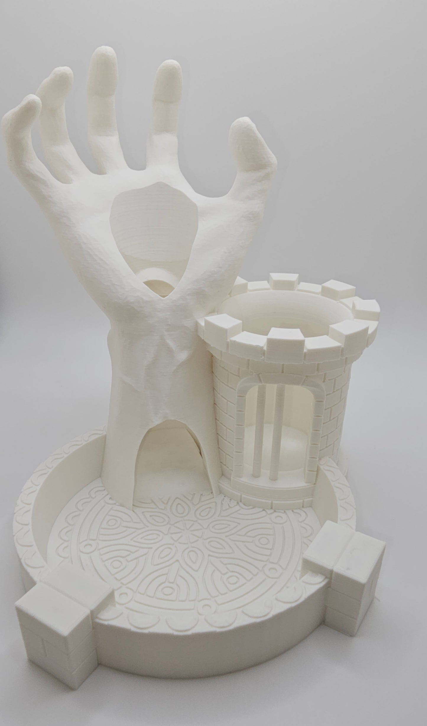 A Grave Mistake Dice Tower.