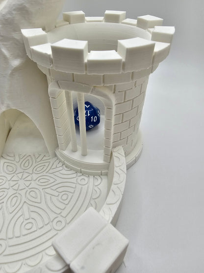 A Grave Mistake Dice Tower.