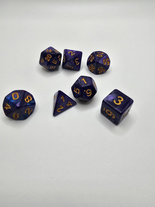 Insert name here 7pc Dice Set.