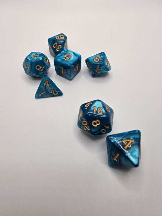 7 Seas 7pc Dice Set.